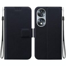 Per Honor 70 Custodia per telefono in pelle con fibbia magnetica ultrasottile (nero)
