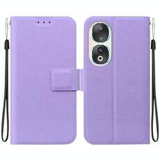 Per Honor 90 Custodia per telefono in pelle con fibbia magnetica ultra sottile (viola)