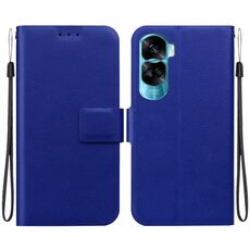 Per Honor 90 Lite Custodia per telefono in pelle con fibbia magnetica ultrasottile (blu)