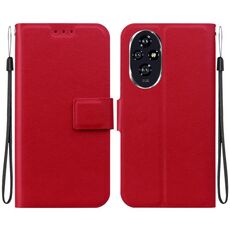 Per Honor 200 Custodia per telefono in pelle con fibbia magnetica ultrasottile (rosso)