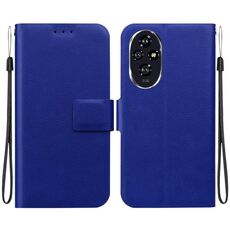Per Honor 200 Custodia per telefono in pelle con fibbia magnetica ultrasottile (blu)