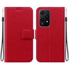 Per Honor 200 Lite Custodia per telefono in pelle con fibbia magnetica ultrasottile globale (rosso)