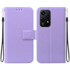 Per Honor 200 Lite Custodia per telefono in pelle con fibbia magnetica ultrasottile globale (viola)