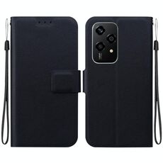 Per Honor 200 Lite Custodia per telefono in pelle con fibbia magnetica ultrasottile globale (nero)
