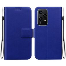 Per Honor 200 Lite Custodia per telefono in pelle con fibbia magnetica ultrasottile globale (blu)