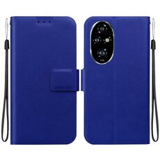 Per Honor 200 Pro Custodia per telefono in pelle con fibbia magnetica ultra sottile (blu)