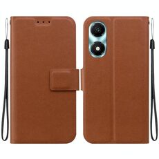 Per Honor X5 Plus / Play 40C Custodia per telefono in pelle con fibbia magnetica ultra sottile (marrone)