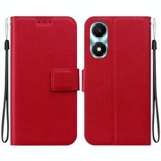 Per Honor X5 Plus / Play 40C Custodia per telefono in pelle con fibbia magnetica ultra sottile (rosso)