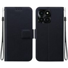 Per Honor X6a Custodia per telefono in pelle con fibbia magnetica ultra sottile (nero)
