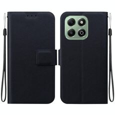 Per Honor X6b Custodia per telefono in pelle con fibbia magnetica ultra sottile (nero)