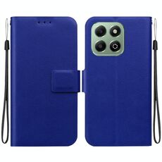 Per Honor X6b Custodia per telefono in pelle con fibbia magnetica ultra sottile (blu)