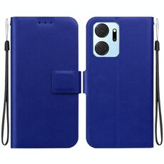 Per Honor X7a Custodia per telefono in pelle con fibbia magnetica ultra sottile (blu)