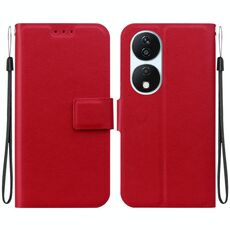 Per Honor X7b / Play 50 Plus Custodia per telefono in pelle con fibbia magnetica ultra sottile (rosso)