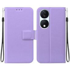 Per Honor X7b / Play 50 Plus Custodia per telefono in pelle con fibbia magnetica ultra sottile (viola)