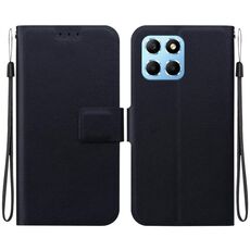 Per Honor X8 5G Custodia per telefono in pelle con fibbia magnetica ultra sottile (nero)