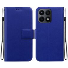 Per Honor X8a Custodia per telefono in pelle con fibbia magnetica ultra sottile (blu)