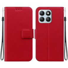 Per Honor X8b Custodia per telefono in pelle con fibbia magnetica ultra sottile (rosso)