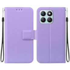Per Honor X8b Custodia per telefono in pelle con fibbia magnetica ultra sottile (viola)