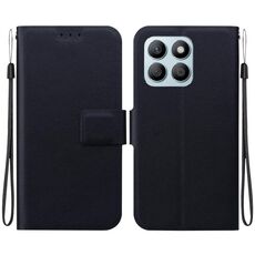 Per Honor X8b Custodia per telefono in pelle con fibbia magnetica ultra sottile (nero)
