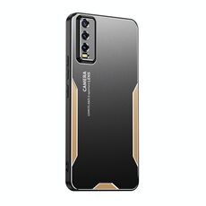 Per vivo Y70s Blade Series Custodia per telefono in metallo ibrida in TPU (oro)