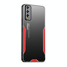 Per vivo Y70s Blade Series TPU Hybrid Metal Phone Case (Rosso)
