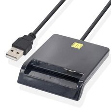Lettore intelligente di schede IC USB 2.0 / carte bancarie / carte d'identità / schede SD (senza disco)