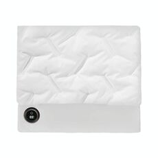 Scaldamani elettrico multifunzionale in cotone e piumino senza acqua, colore: bianco + cavo da 1,5 m