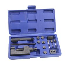 14 pezzi / set moto / bici da spiaggia / set di strumenti di rimozione della catena universale per riparazione biciclette