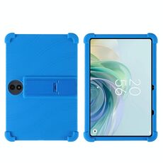Per TCL TAB 11 FE Custodia protettiva antiurto in silicone per tablet con supporto (blu)