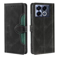 Per Infinix Note 40 5G Custodia in pelle con fibbia magnetica Skin Feel (nero)