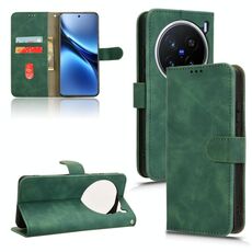 Per vivo X200 Pro 5G Custodia in pelle magnetica con chiusura magnetica (verde)