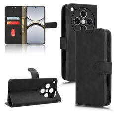 Per OPPO Find X8 Pro Custodia in pelle magnetica con chiusura magnetica (nera)