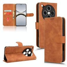 Per OPPO Find X8 Pro Custodia in pelle magnetica con chiusura magnetica (marrone)