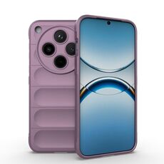 Per OPPO Find X8 5G Magic Shield TPU + Custodia in flanella per telefono (viola)