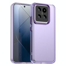 Per Xiaomi 14 Pro Candy PC Hybrid TPU Custodia antiurto per telefono (viola)