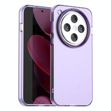 Per OPPO Find X8 5G Candy PC Hybrid TPU Custodia antiurto per telefono (viola)