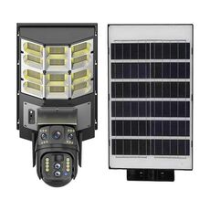 Lampione solare con telecamera HD di monitoraggio a doppia lente V380 4G WiFi 10X, memoria: nessuna scheda SD