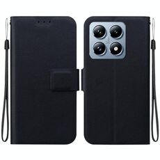 Per Xiaomi 14T Pro Custodia per telefono in pelle con fibbia magnetica ultrasottile (nero)