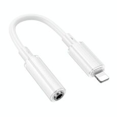 Borofone BV22 Cavo convertitore audio digitale da 8 pin a AUX da 3,5 mm (bianco)