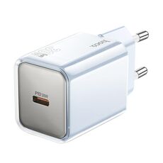 hoco N47 Glorious PD30W Caricabatterie rapido a porta singola tipo C / USB C, tipo di spina: spina UE (blu)