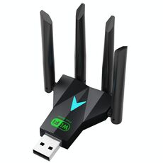 Scheda di rete wireless 5G 1300Mbps Dual Band USB WiFi Receiver senza driver PC9714 6922315884851