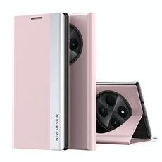 Per Xiaomi Redmi 14C Custodia per telefono in pelle adsorbimento elettrolitica laterale (rosa)