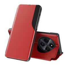 Per Xiaomi Redmi 14C Attraction Flip Holder Custodia in pelle per telefono (rosso)