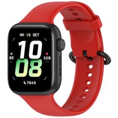 Per Honor Watch 5 cinturino in silicone morbido tinta unita (rosso)