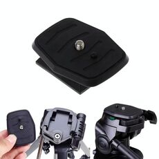 Piastra a sgancio rapido per testa treppiede da 4,3 cm per WeiFeng WT3730 3750 3770 / YUNTENG 590 600 668 688 690 / Sony D680 D580 VCT-50AV