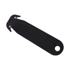 5 pezzi di pellicola di disimballaggio che apre il coltello da taglio a doppio taglio (nero)