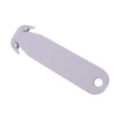 5 pezzi di pellicola di disimballaggio che apre il coltello da taglio a doppio taglio (bianco)