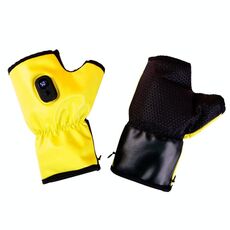 Guanti riscaldati per sci e motociclismo all'aperto con ricarica USB (giallo)
