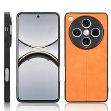 Per OPPO Find X8 Pro Custodia per telefono con motivo a mucca e cuciture (giallo)