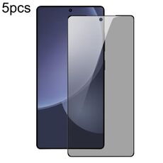 Per Samsung Galaxy S25 Ultra 5G 5 pezzi DUX DUCIS 0,33 mm 9H pellicola in vetro temperato anti-spia HD in alluminio ad alta resistenza